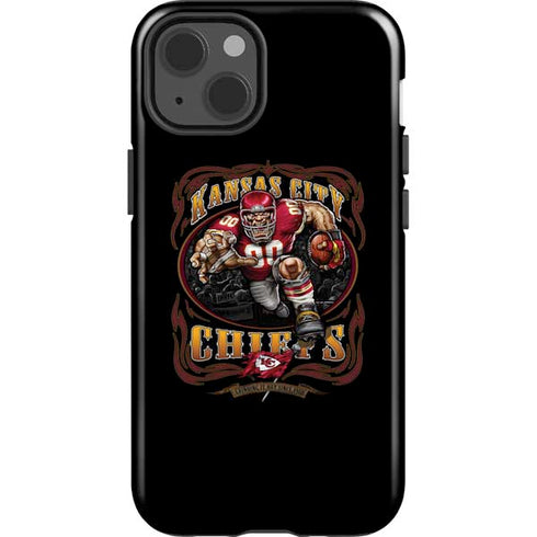 Liquid Blue NFL Kansas City Chiefs Running Back iPhone 15 Impact Case
